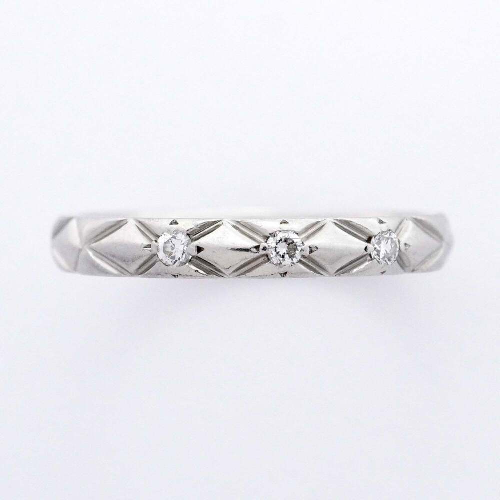 CHANEL Silver Diamond Ring - Picture 2 of 11